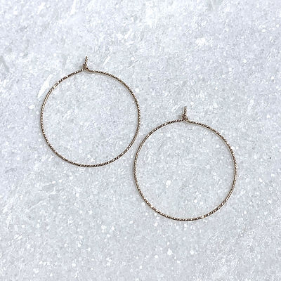 K&B Jewelry- Hoop Earrings (Rose Gold)