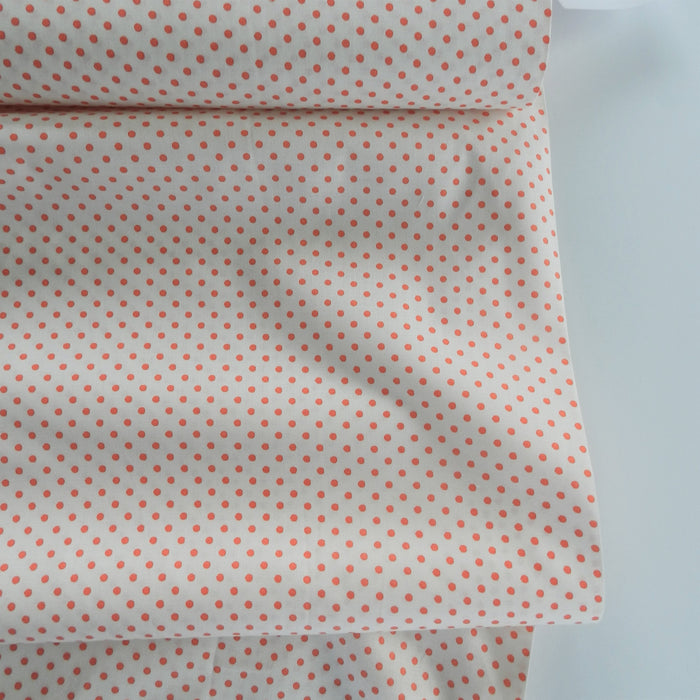 Kei Dot - Orange on off white - Happy Sweet Collection - Yuwa