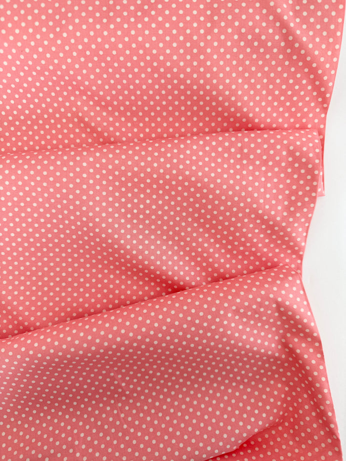Kei Dot - Vintage Pink with Off White Dot (small dot) - Happy Sweet Collection - Kei