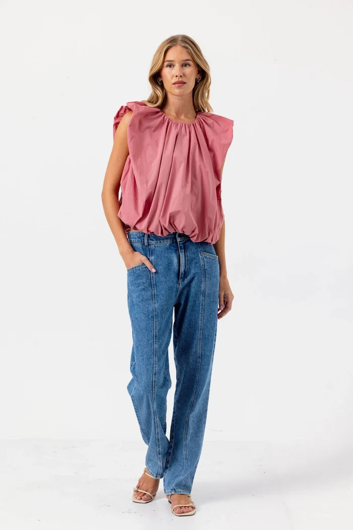 Keira Top-Rosette