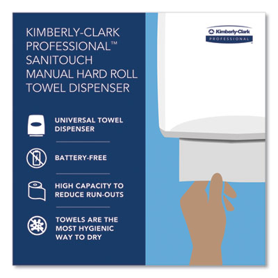 Kimberly-Clark Professional SANITOUCH UNIVERSAL ROLL TOWEL DISPENSER ( SMOKED / GREY ) ( 09990 )