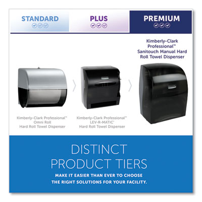 Kimberly-Clark Professional SANITOUCH UNIVERSAL ROLL TOWEL DISPENSER ( SMOKED / GREY ) ( 09990 )
