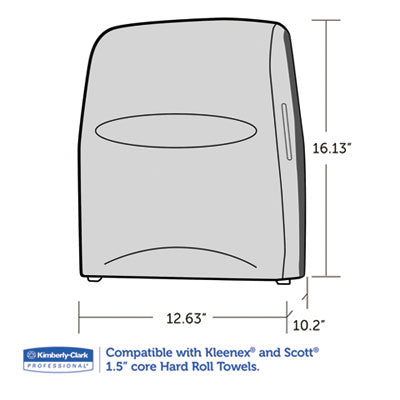 Kimberly-Clark Professional SANITOUCH UNIVERSAL TOUCH FREE ROLL TOWEL  DISPENSER GRAY (1.75) ( 09996 )