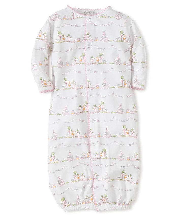 Kissy Kissy - Convertible Gown - Noah's Print - Pink - Findlay Rowe Designs