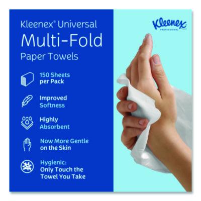 KLEENEX 1890 ULTRA PREMIUM MULTIFOLD TOWELS BLEACHED 2400/CS