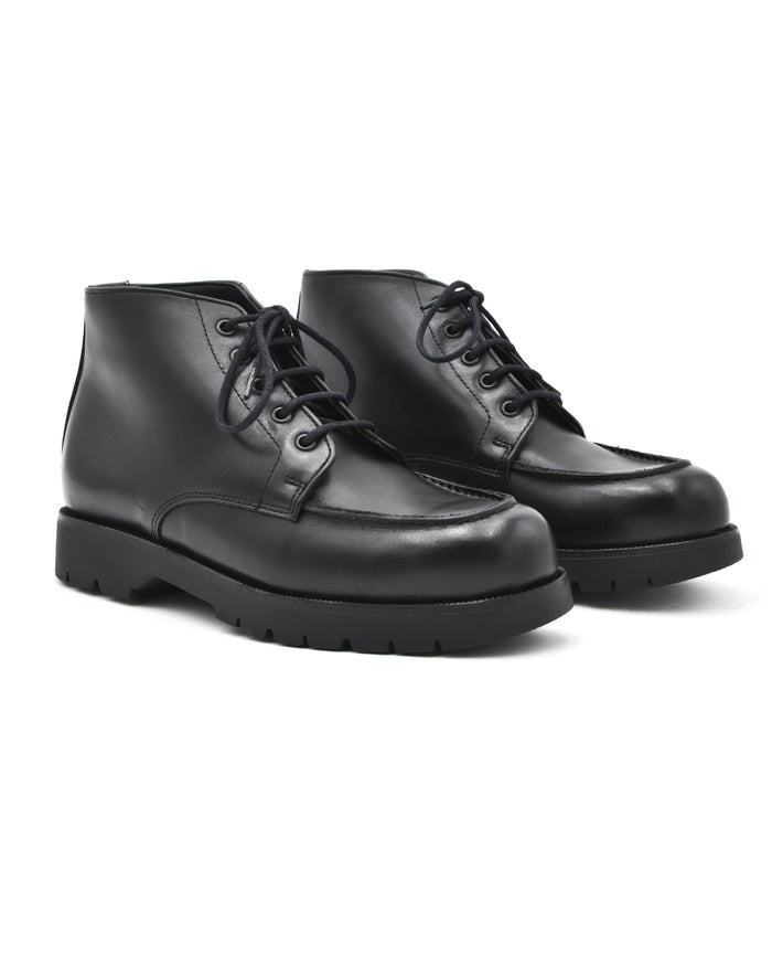 Kleman Oxal Mocc Toe Boot in Noir Black