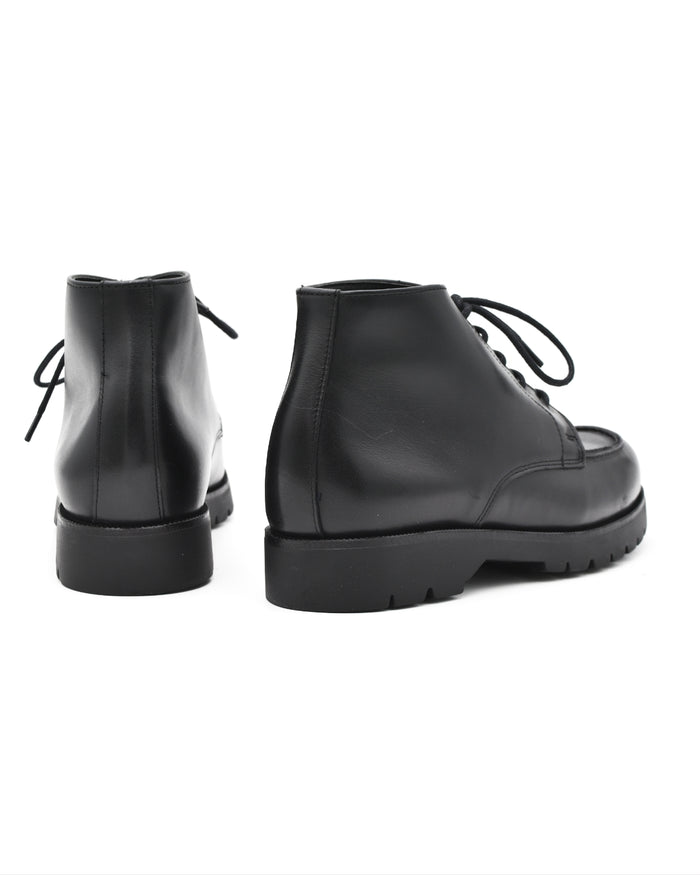 Kleman Oxal Mocc Toe Boot in Noir Black