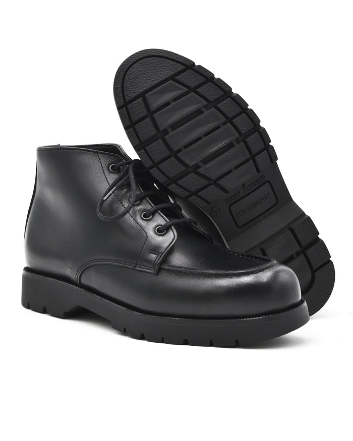 Kleman Oxal Mocc Toe Boot in Noir Black