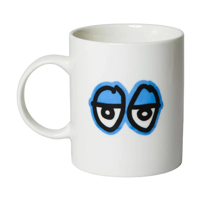 KROOKED - STRAIT EYES COFFEE MUG WHITE