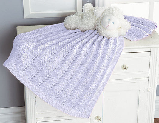 Lace Chevron Blanket  (Baby's Best)