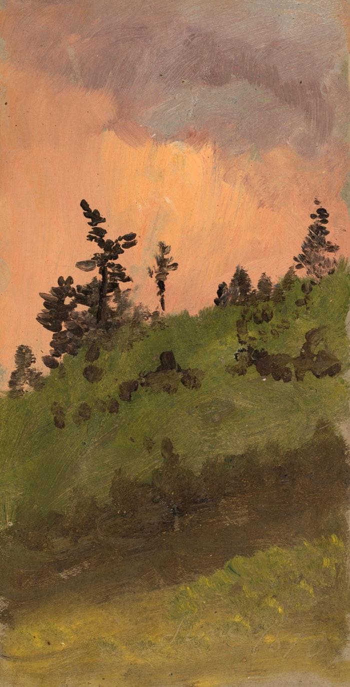 Landscape at Woods by Frederic Edwin Church, 1870