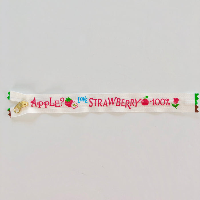 Language of Fruits Zipper - Ivory - Atsuko Matsuyama - YKK