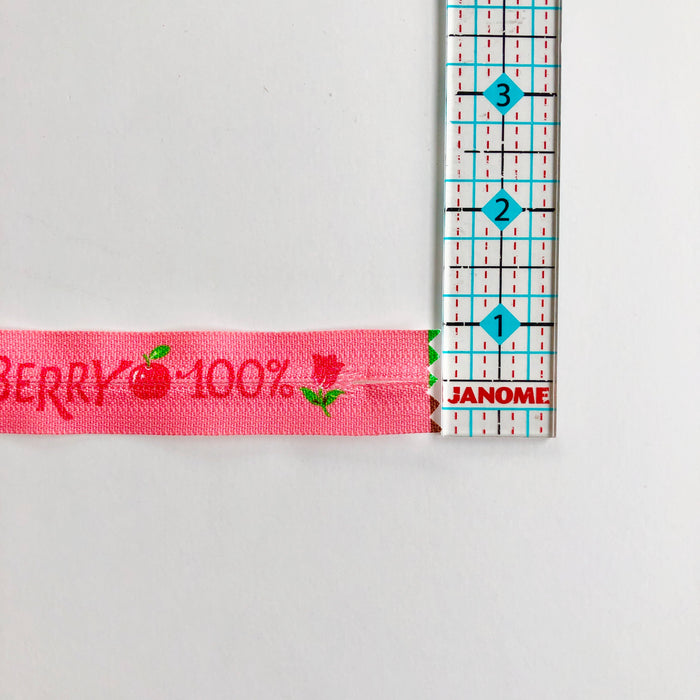 Language of Fruits Zipper - Pink - Atsuko Matsuyama - YKK