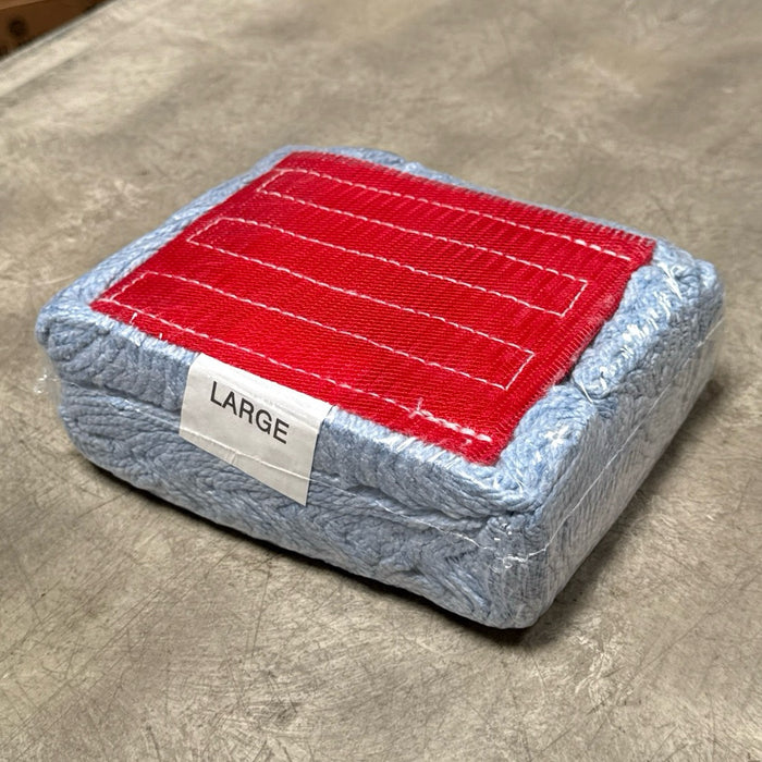 LARGE BLUE BLEND MOP WITH 5" BAND, LOOPED & BANDED