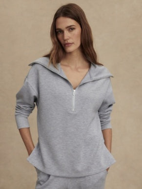 Larson Half-Zip Sweat-Blue Marl