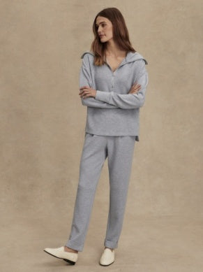 Larson Half-Zip Sweat-Blue Marl