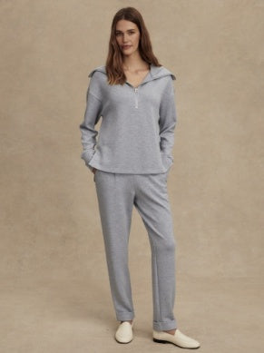 Larson Half-Zip Sweat-Blue Marl
