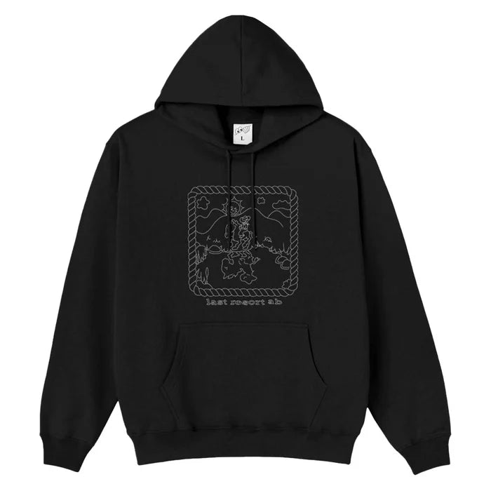 LAST RESORT - WESTERN HOODIE BLACK