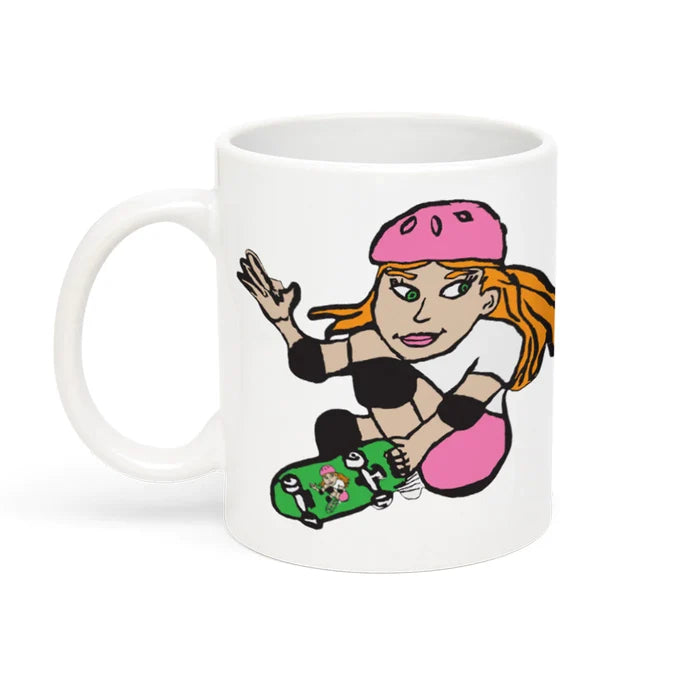 LAST RESORT AB - SKATER SKATING ON A SKATEBOARD MUG