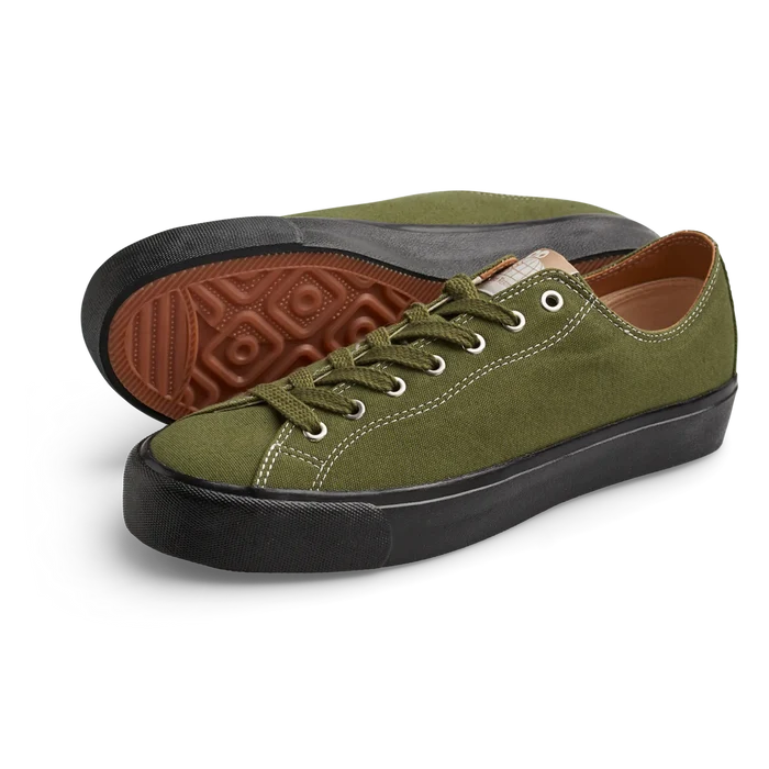LAST RESORT AB - VM003 CANVAS LO - LEAF GREEN/BLACK