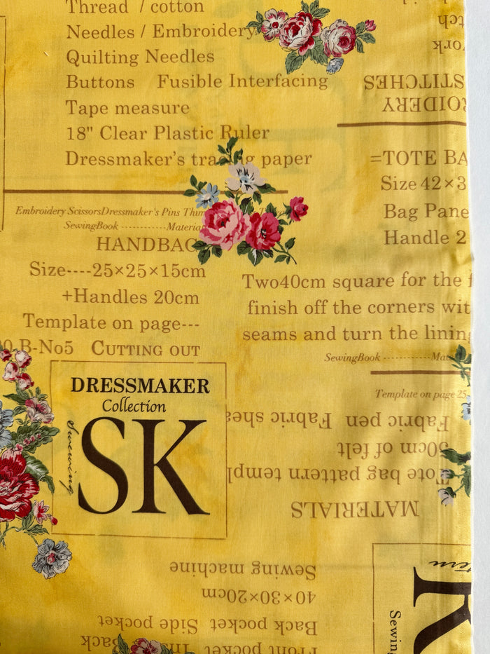 Letter & Flower - Yellow - Suzuko Koseki - Yuwa