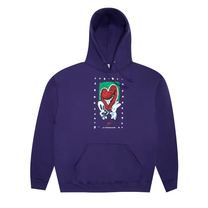 LIMOSINE - HEART THROB HOOD - DARK PURPLE