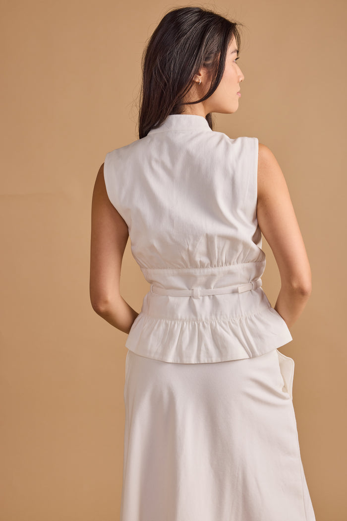 Lior Vest-Cream