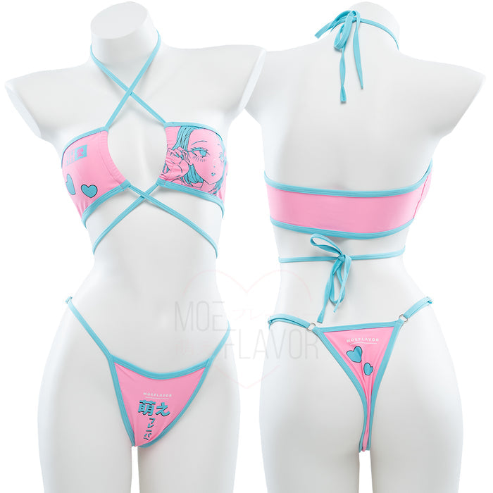 Love - Retro Charm Anime Swimsuit