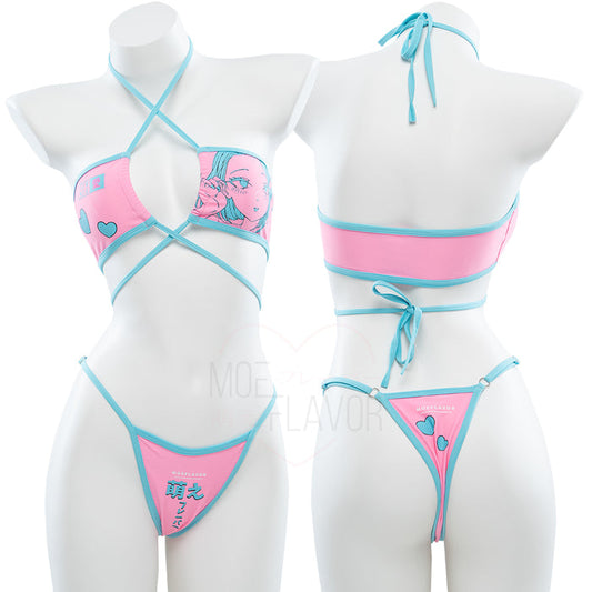 Love - Retro Charm Anime Swimsuit