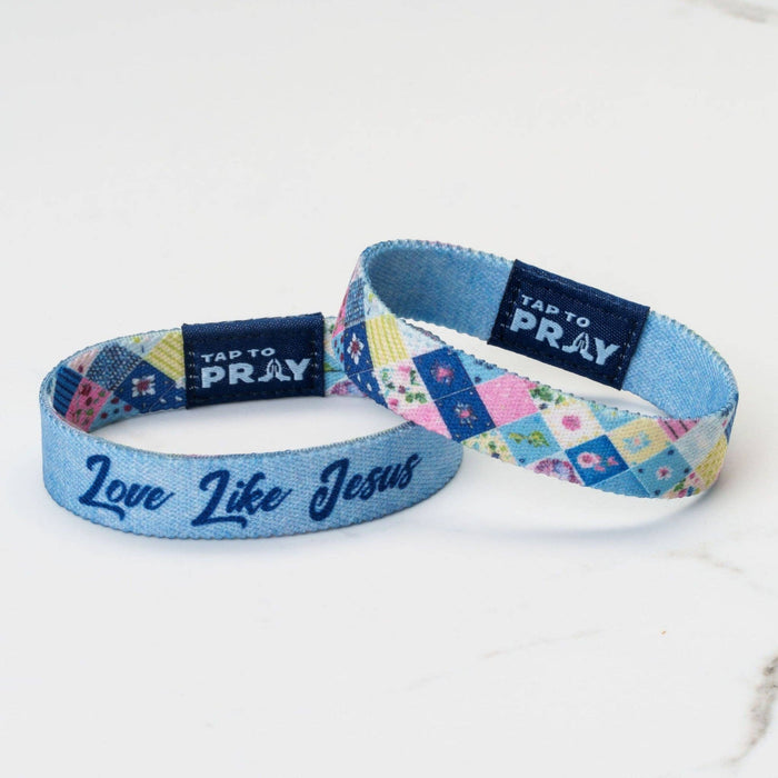 Love Like Jesus | Patchwork | Tap To Pray® Wristband