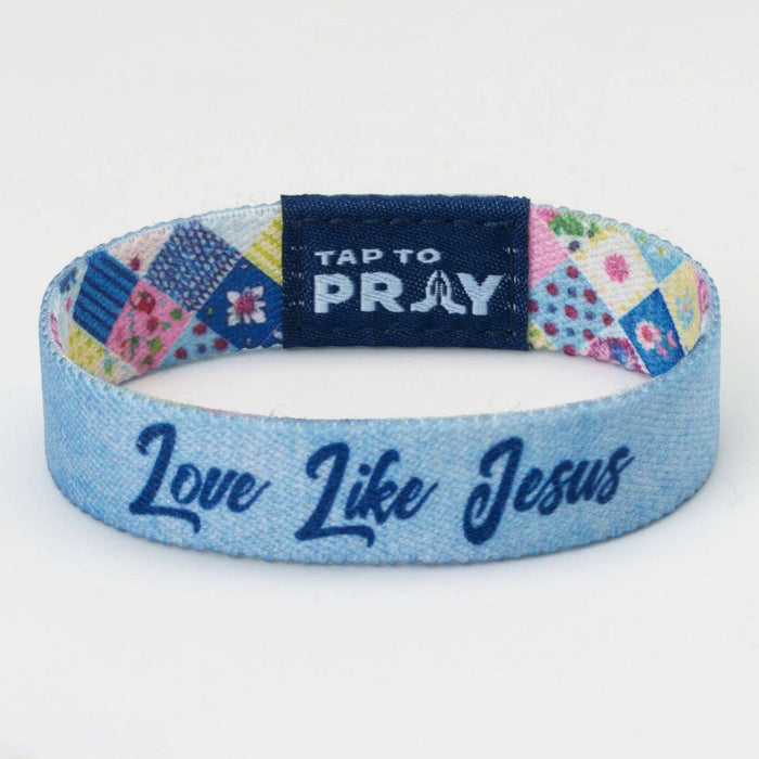 Love Like Jesus | Patchwork | Tap To Pray® Wristband