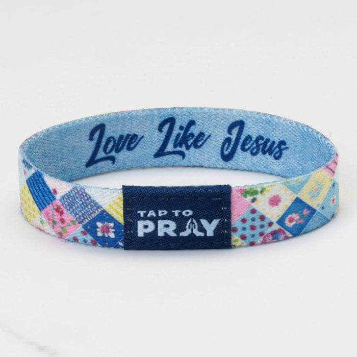 Love Like Jesus | Patchwork | Tap To Pray® Wristband