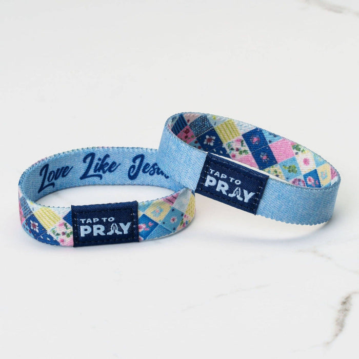 Love Like Jesus | Patchwork | Tap To Pray® Wristband