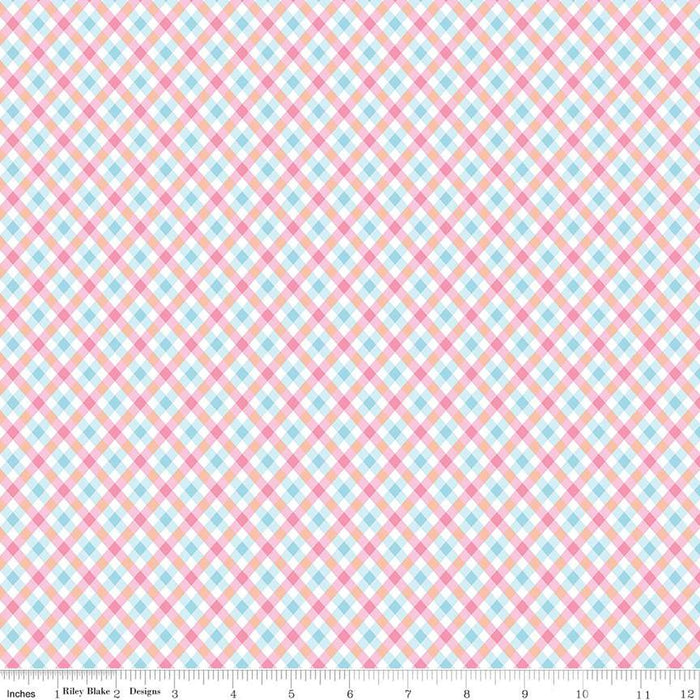 Love Notes - Plaid - Pink - Cottage Mama - Riley Blake