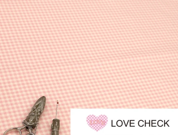 Love Tiny Check - Pink - Love Check - Yuwa