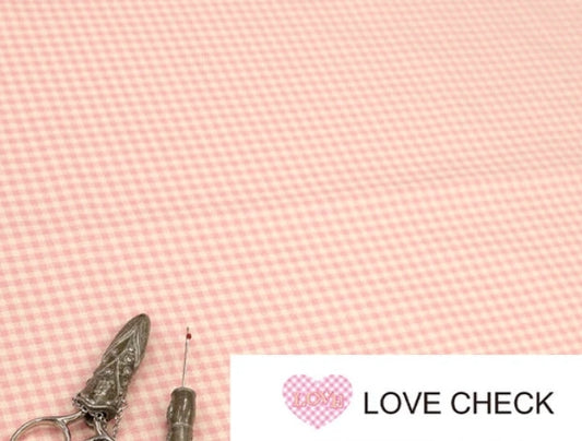 Love Tiny Check - Pink - Love Check - Yuwa