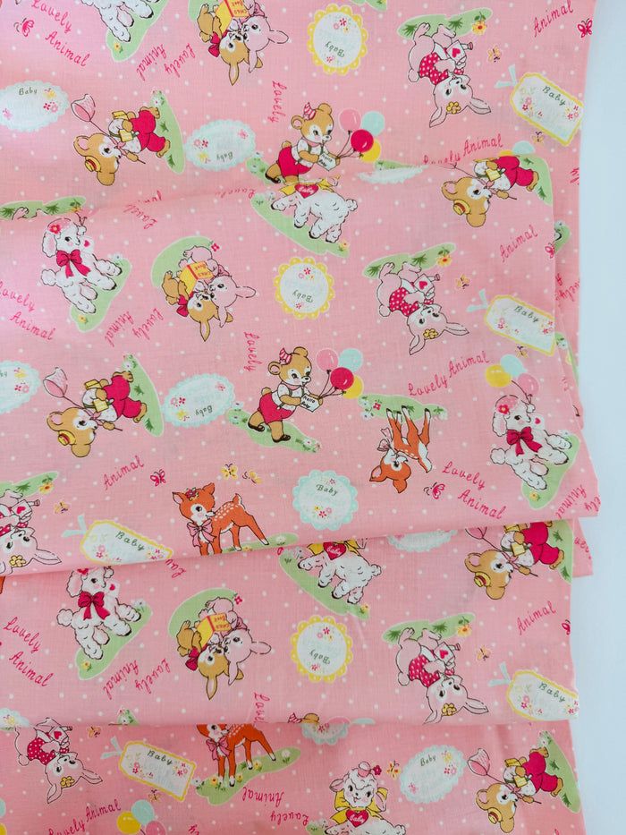 Lovely Animal - Pink - 30's Collection - Atsuko Matsuyama - Yuwa