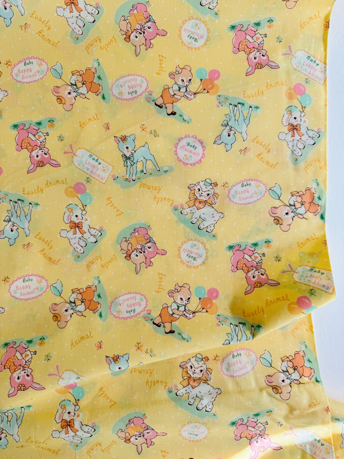 Lovely Animal - Yellow - 30's Collection - Atsuko Matsuyama - Yuwa
