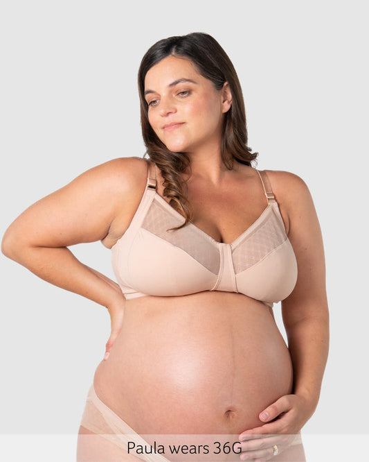 Lunar Eclipse Nursing Bra - Cashmere