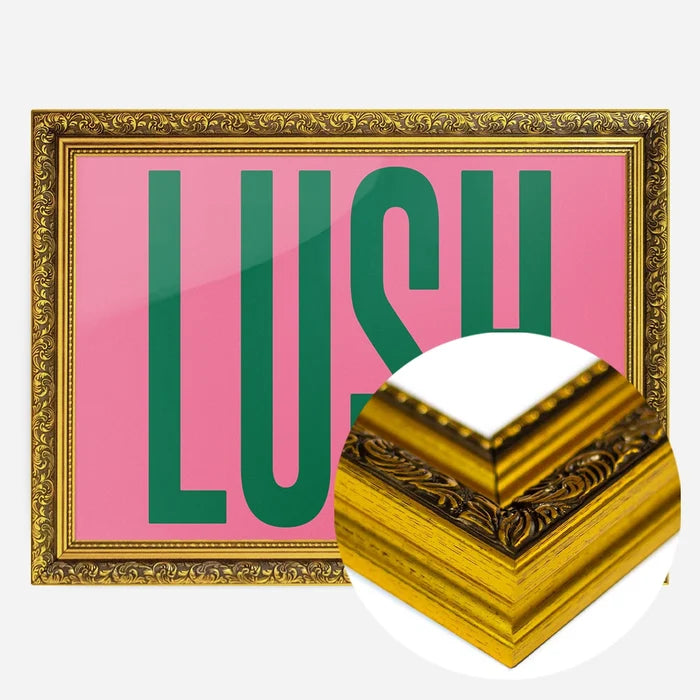 21x30cm | 8¼ x 11¾in / Gold Ornate Frame