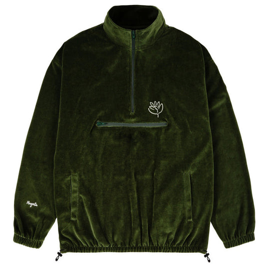 MAGENTA - DIMANCHE VELOURS HIGHNECK FOREST GREEN