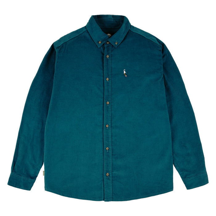 MAGENTA - PWS CORD SHIRT PETROL BLUE