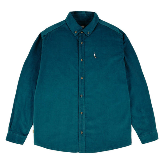 MAGENTA - PWS CORD SHIRT PETROL BLUE