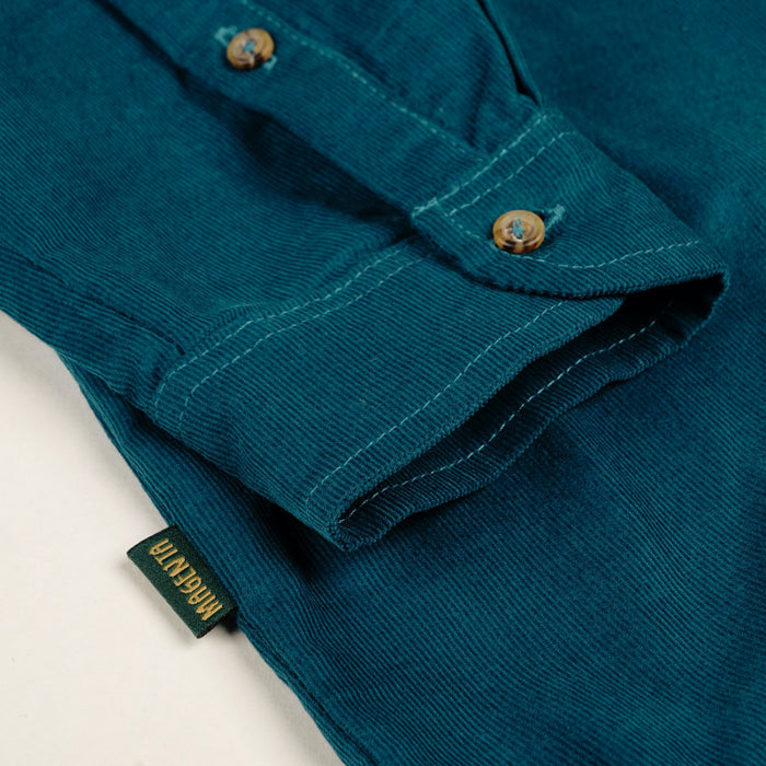 MAGENTA - PWS CORD SHIRT PETROL BLUE
