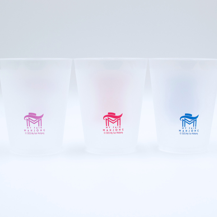 Mahjong Frosted Cups