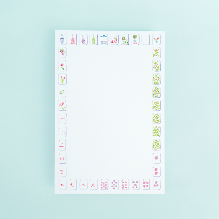 Mahjong notepad Taylor Paladino