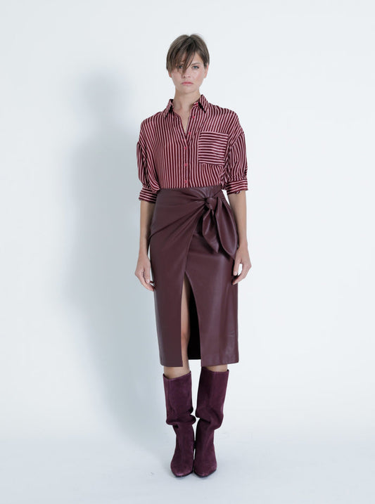 Malaga Cherry Stripe Top