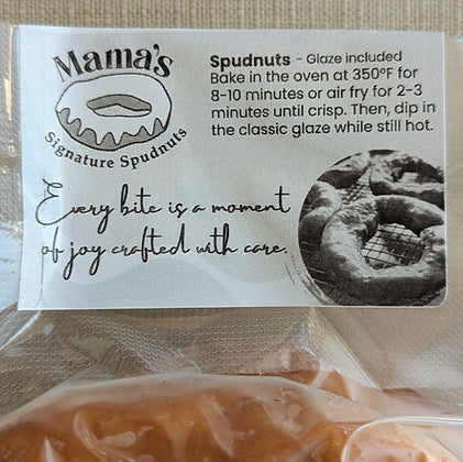 Mama's Signature Spudnuts - Spudnut Kit (6pcs + Glaze)