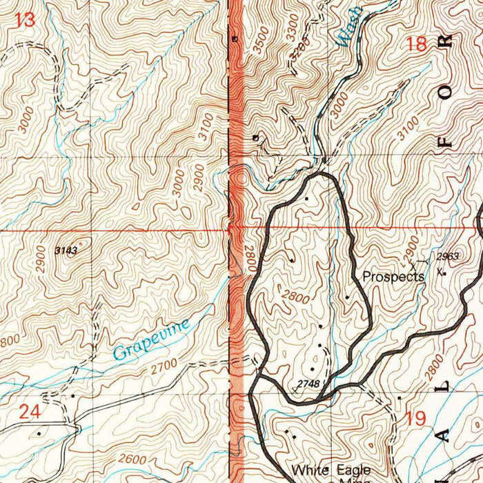 Map of Cave Creek, Arizona by USGS, 2004 – Carefree & Cave Creek Regional Park