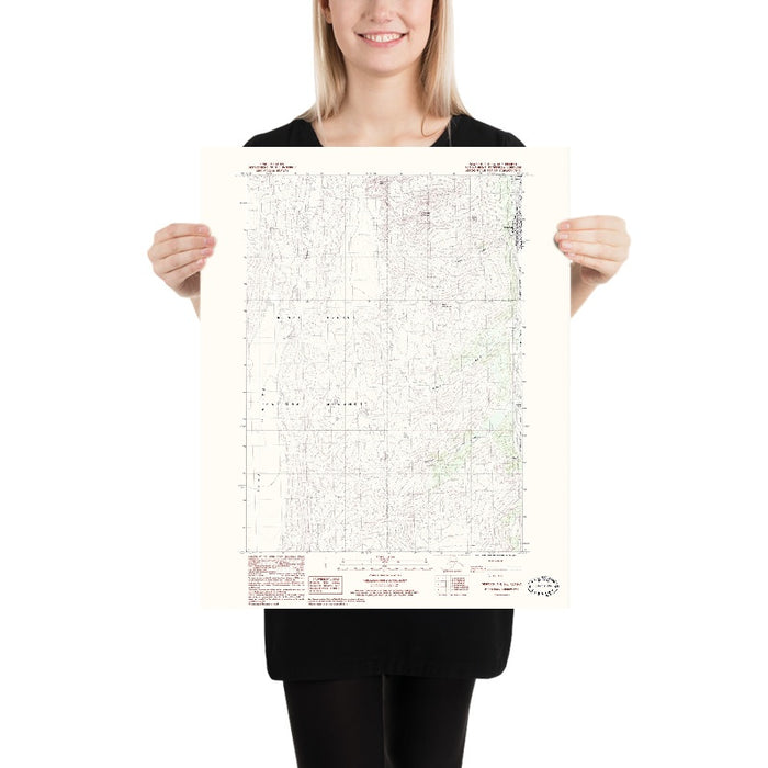 Map of Seward, Alaska by USGS, 1983 – Kenai Fjords National Park & Resurrection Bay